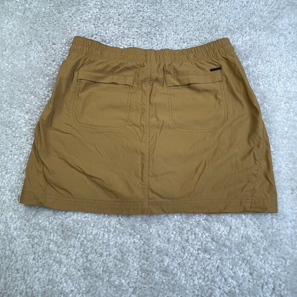 Prana Double Peak Skort Skirt Antique Bronze - Picture 3 of 10